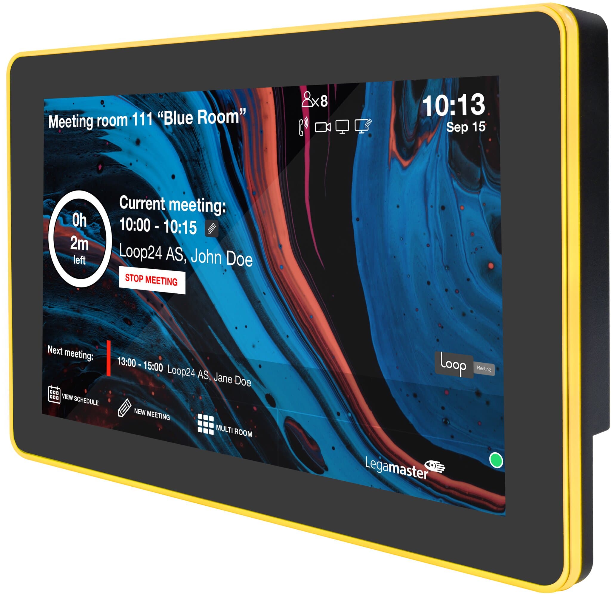 Legamaster LoopMeeting Room Panel 10,1 Zoll Raumbuchungs-Display