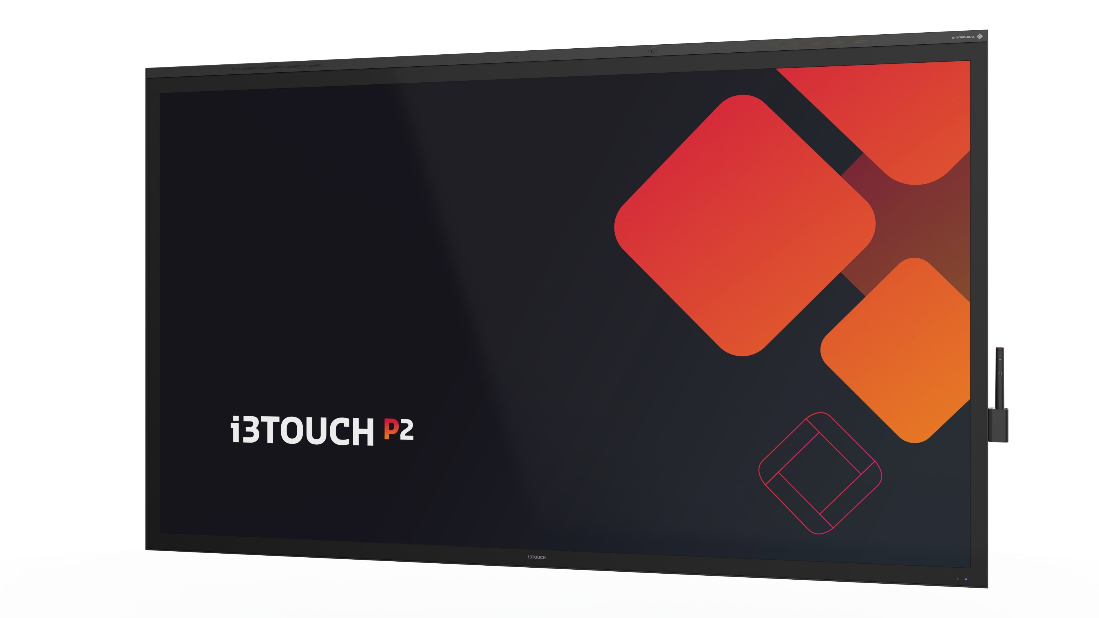 i3-Technologies i3TOUCH P2 86" Digitale Tafel 86 Zoll 4K UHD | Android 13 | Kapazitives Touchdisplay | Bewegungs- und Lichtsensor | Aktive Stifte