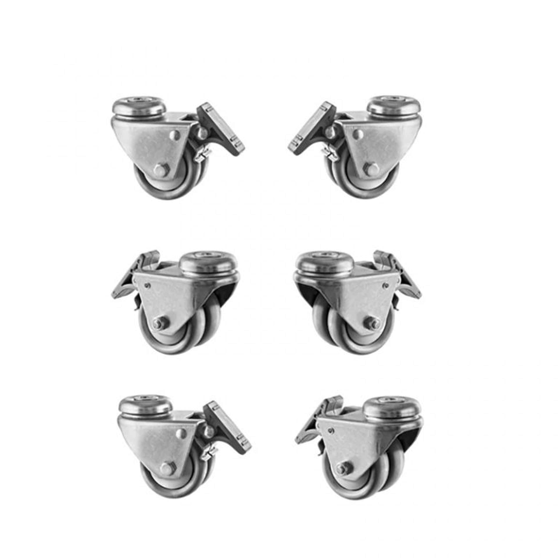 HAGOR 2407 Elia SB Rollenset inkl. Feststellbremse | 6-teiliges Set
