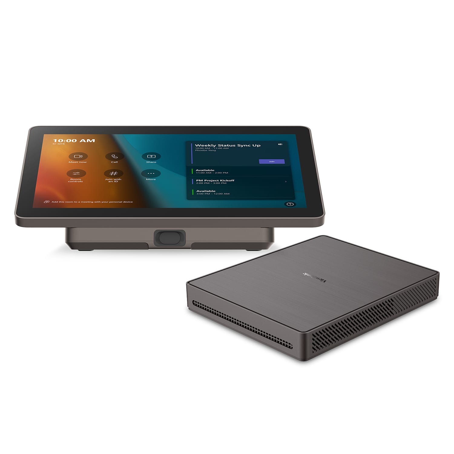 ViewSonic TRS10 TeamJoin MTR Room Kit mit Mini-PC & Touch-Konsole für Microsoft Teams Rooms