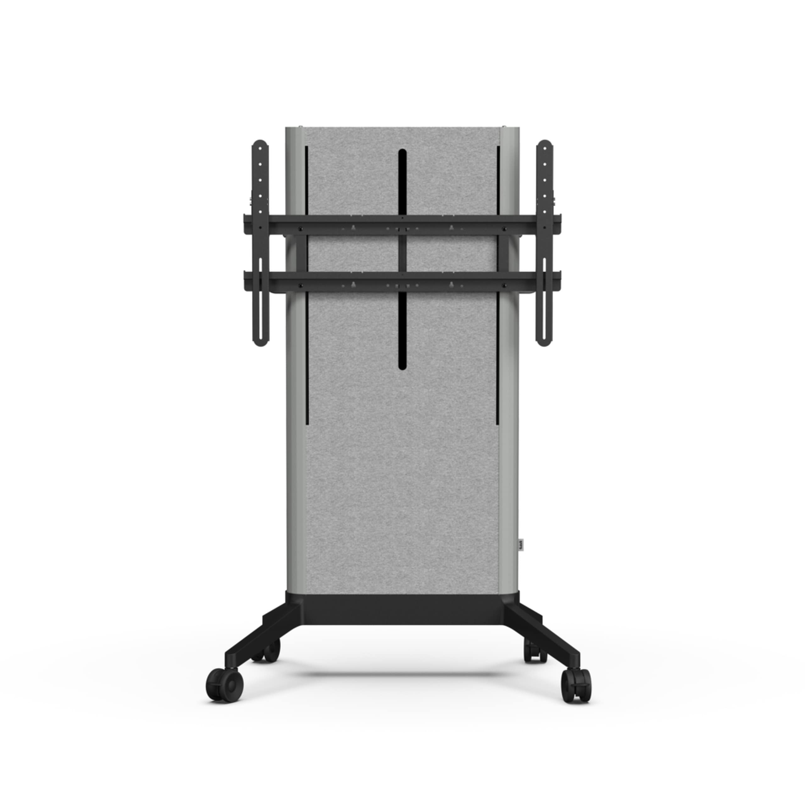 SMS EVER 620 Mobile 16-011-9S-M Soft Light Grey Display Rollwagen motorisiert Höhenverstellbar | Max. 98 Zoll