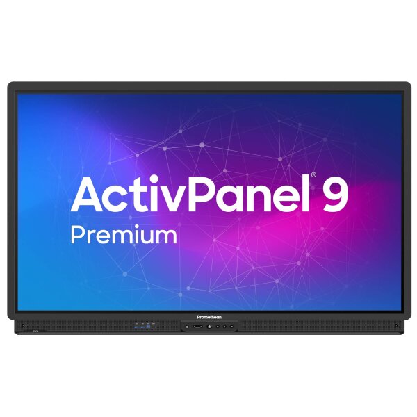 Promethean AP9 65 Premium Digitale Tafel ActivPanel 9 65 Zoll 4K Touch-Display