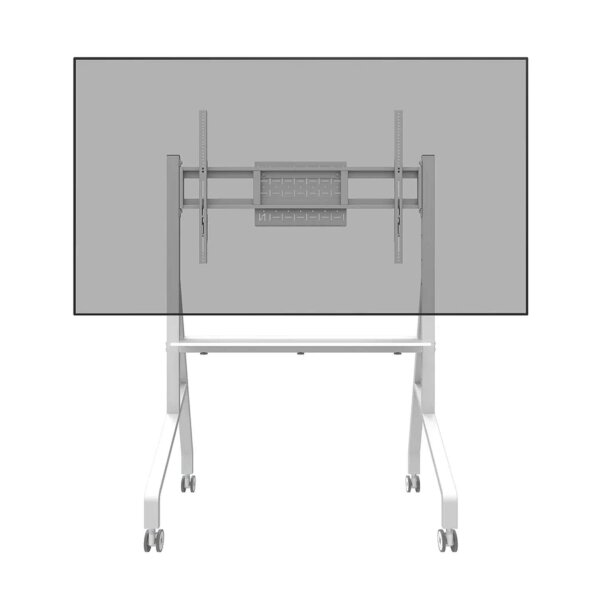 Neomounts FL50-525WH1 weiß MOVE Go Display Rollwagen Höhenverstellbar (55-86 Zoll)