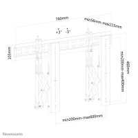 Neomounts LED-VW1000BLACK Videowall-Wandhalterung (bis 75 Zoll)