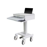 Neomounts MED-M100 Mobiler Laptop-Arbeitsplatz mit Auszug